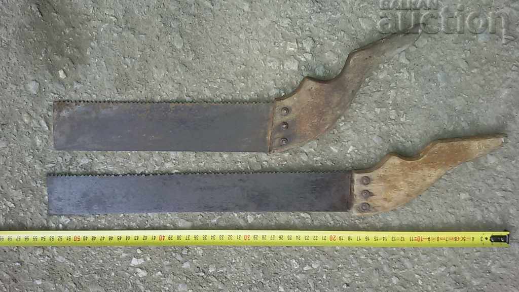 ancient primitive carpentry saw lot - 7 ancient primitive carpentry saw lot - 7
