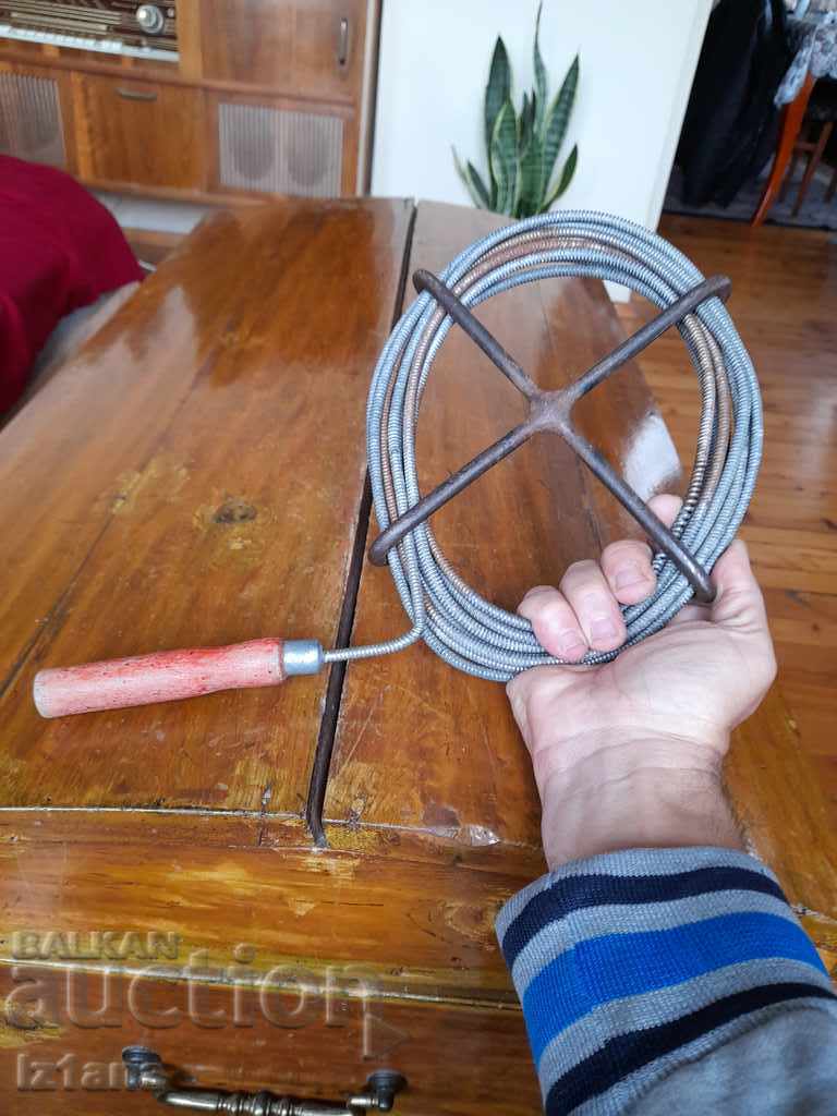 Old spring, device for unclogging a channel with price 40.00 BGN | € 20.45 Old spring, device for unclogging a channel with price 40.00 BGN | € 20.45