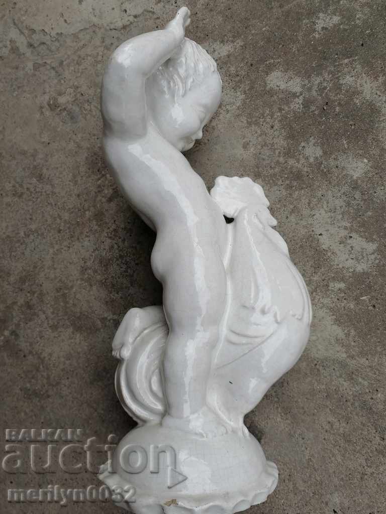 Delivery of French statuette, old porcelain figure Delivery of French statuette, old porcelain figure