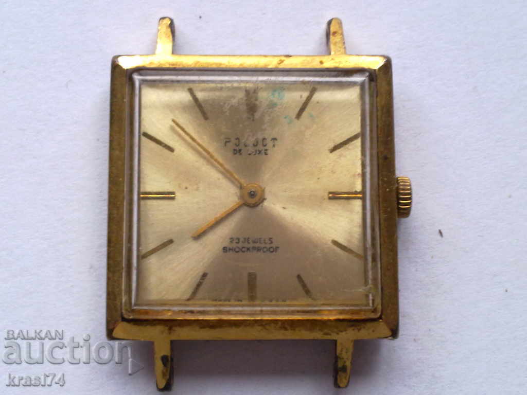 Gold-plated Flight de Luxe watch