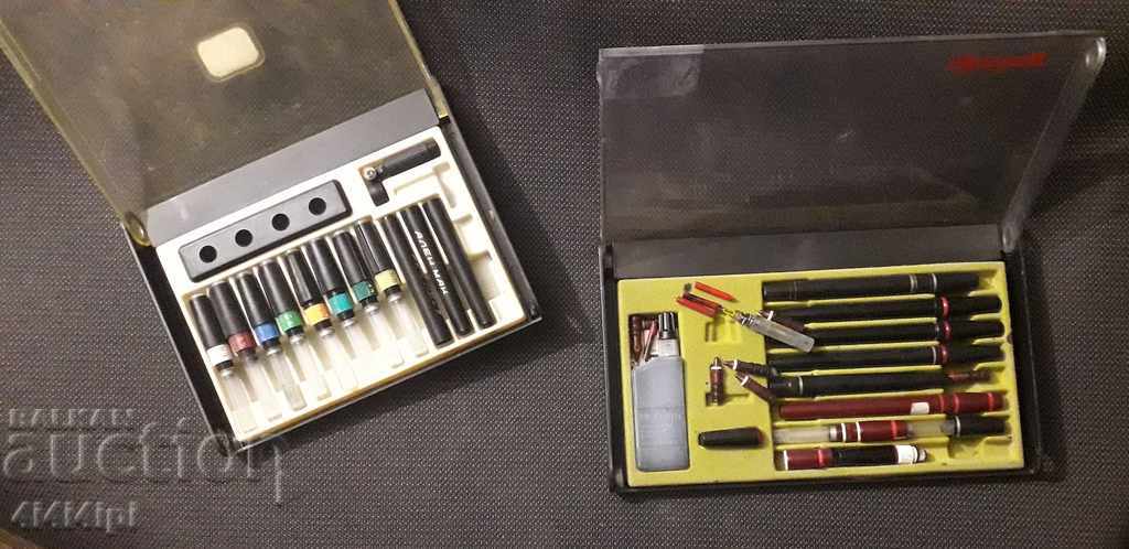 Set of drawing tools