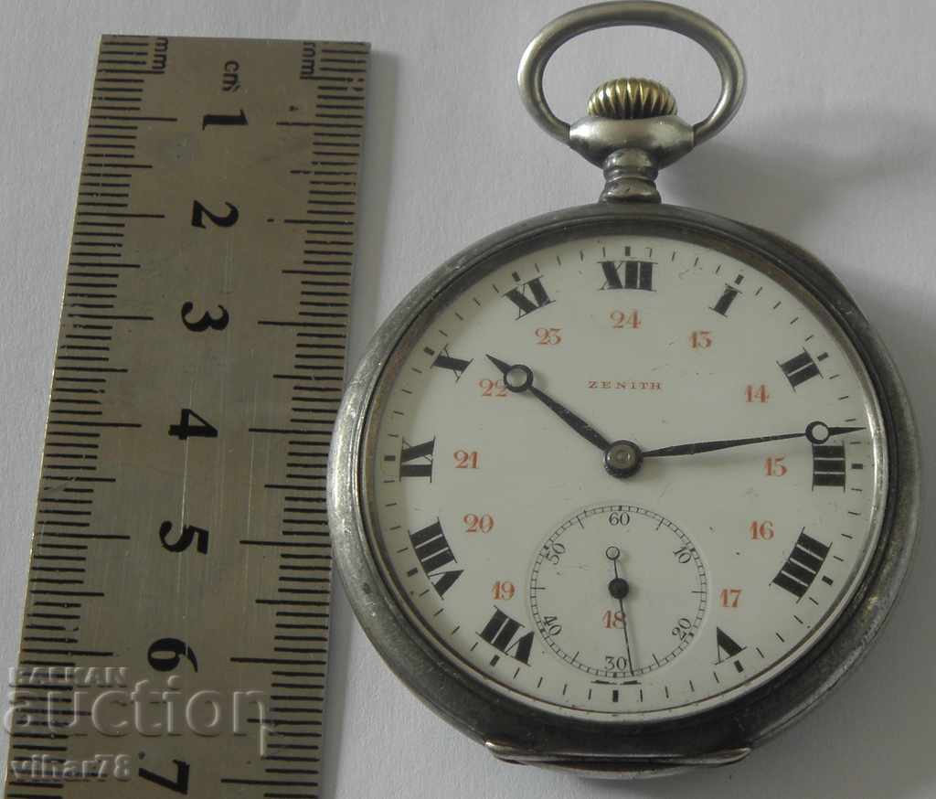 silver pocket watch-ZENITH-ZENITH - 7 silver pocket watch-ZENITH-ZENITH - 7
