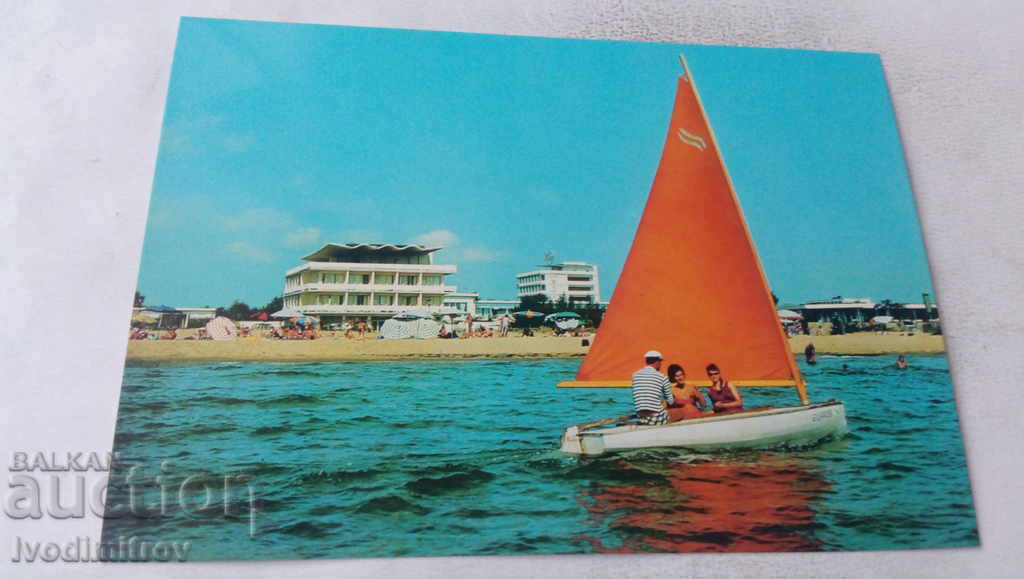 Carte poștală Sunny Beach 1971