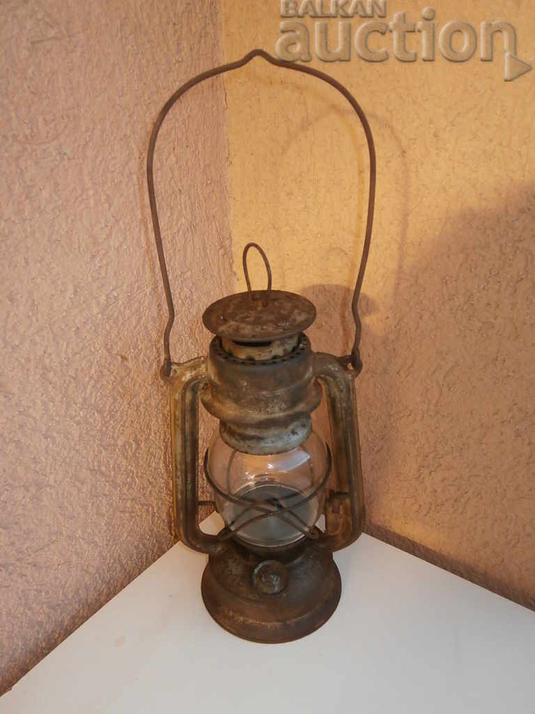 Old German lantern Feuerhand 2275 baby 1930 WW2 WWII RRR