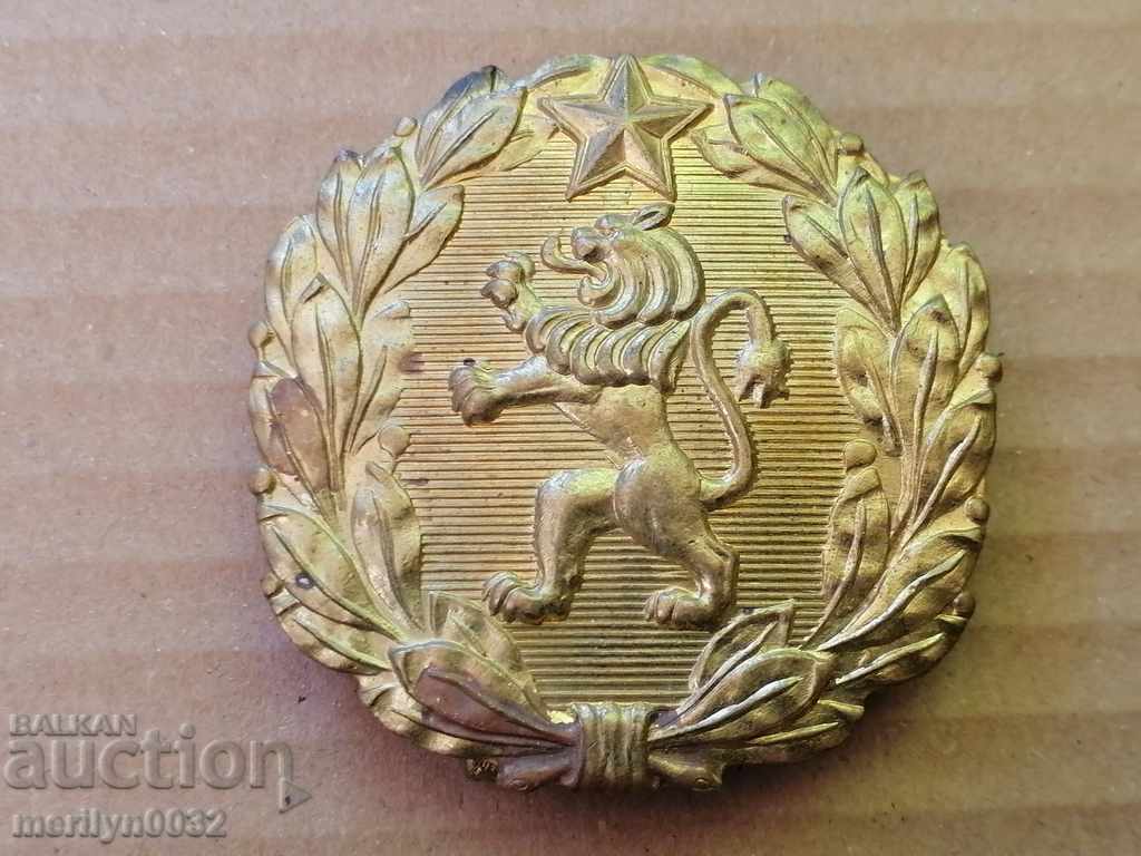 Officer's bronze belt buckle, buckle blazon - 5 Officer's bronze belt buckle, buckle blazon - 5