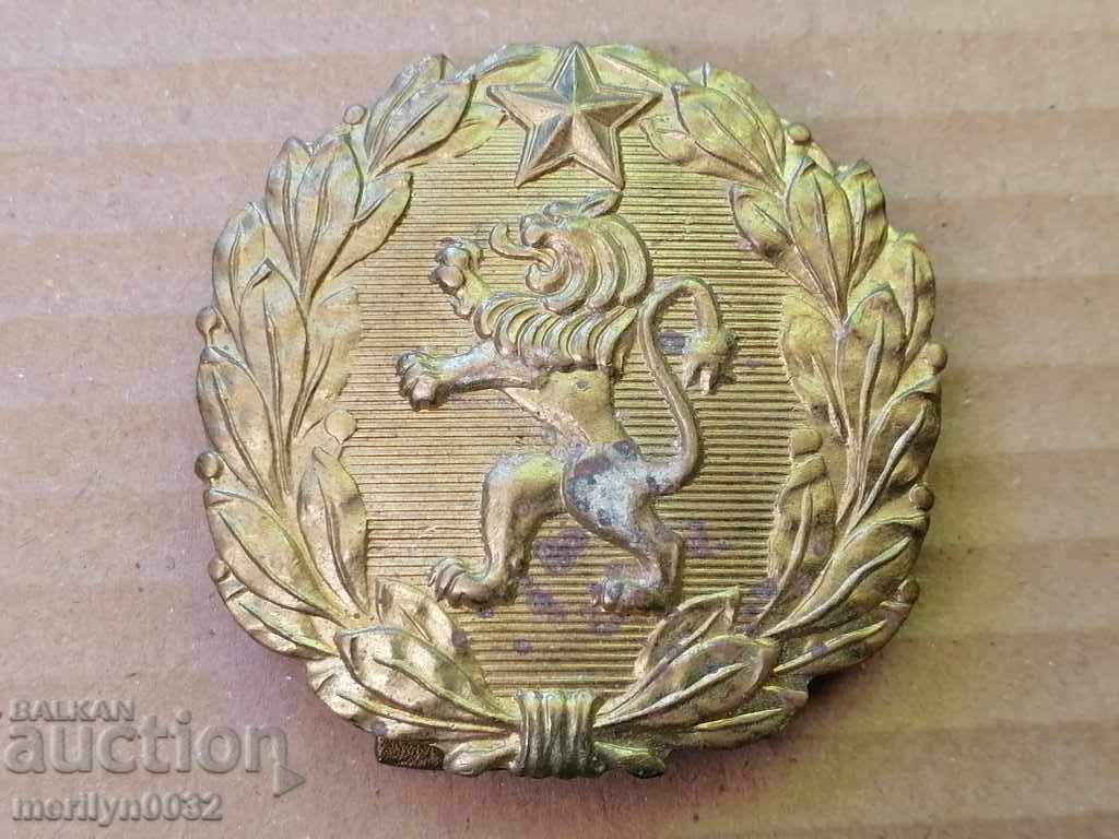 Officer's bronze belt buckle, buckle blazon - 5 Officer's bronze belt buckle, buckle blazon - 5