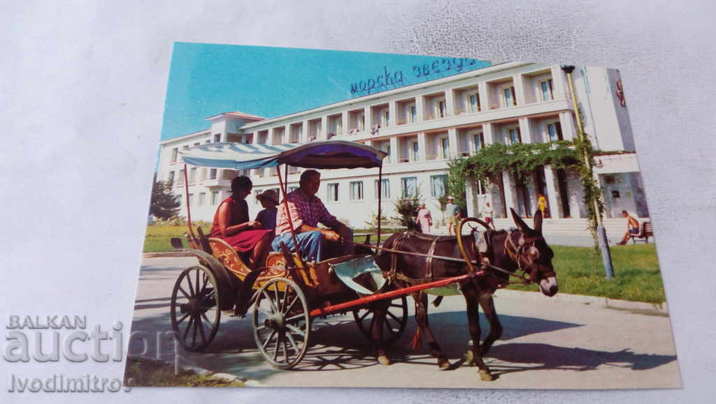 Postcard Golden Sands Sea Star Hotel 1966