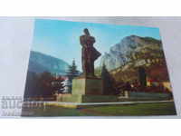 Postcard Vratsa The monument of Hristo Botev 1972