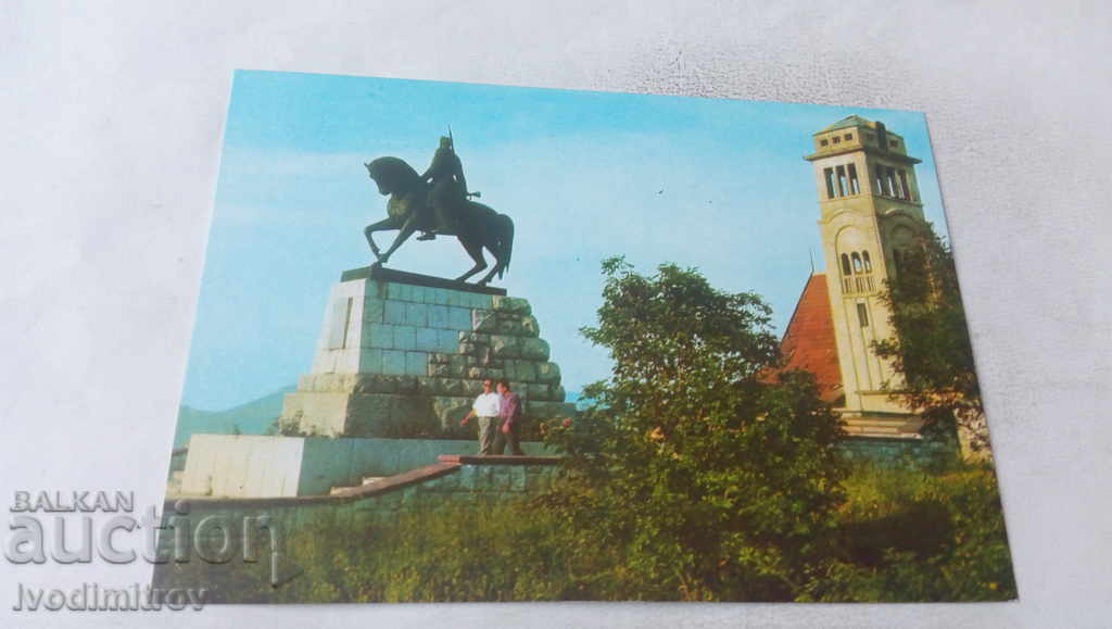 П К Враца Хижата и паметникът Вестителят на свободата 1972