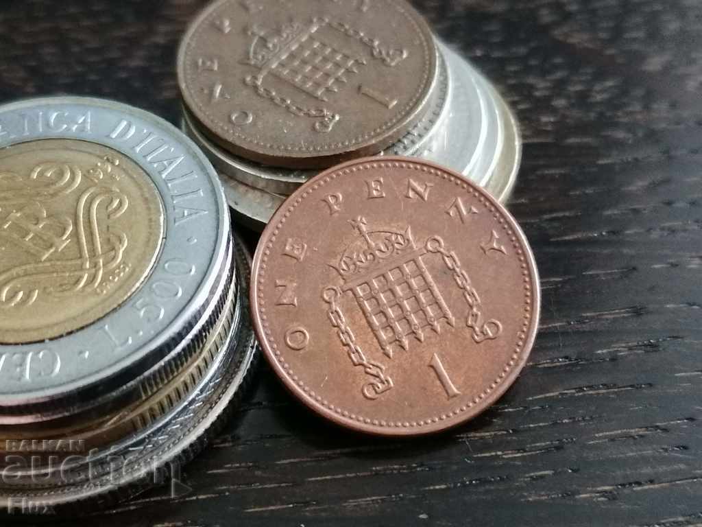 Moneda - Marea Britanie - 1 banut 1998