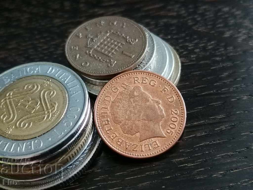Coin - Great Britain - 1 penny 2005 with price 0.70 BGN | € 0.36 Coin - Great Britain - 1 penny 2005 with price 0.70 BGN | € 0.36