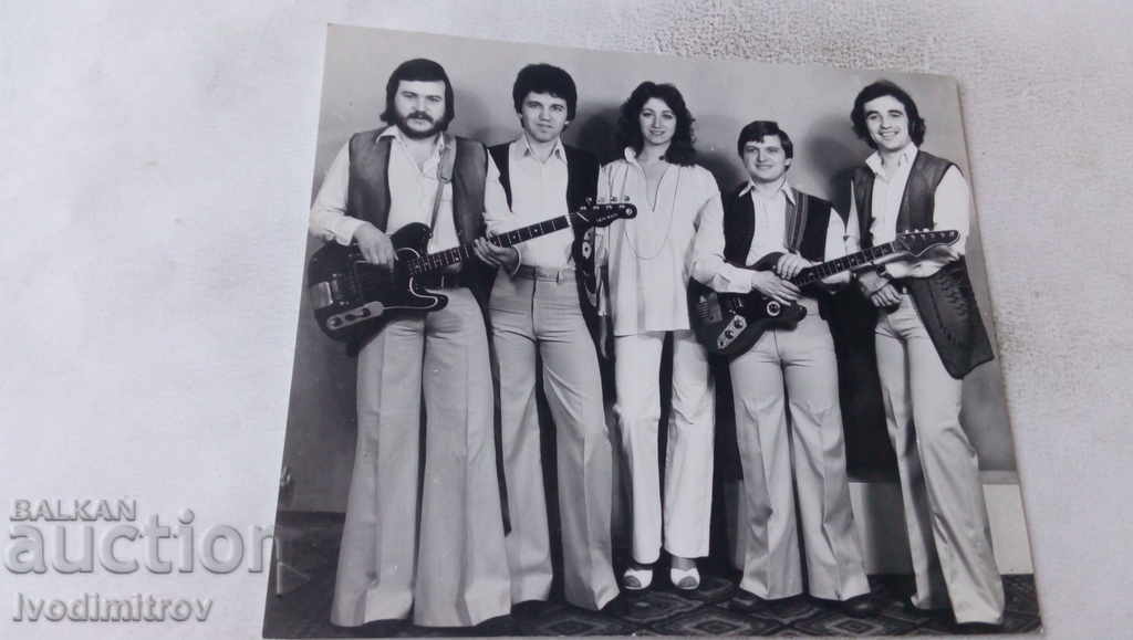 Fotografie trupă rock bulgară 1979