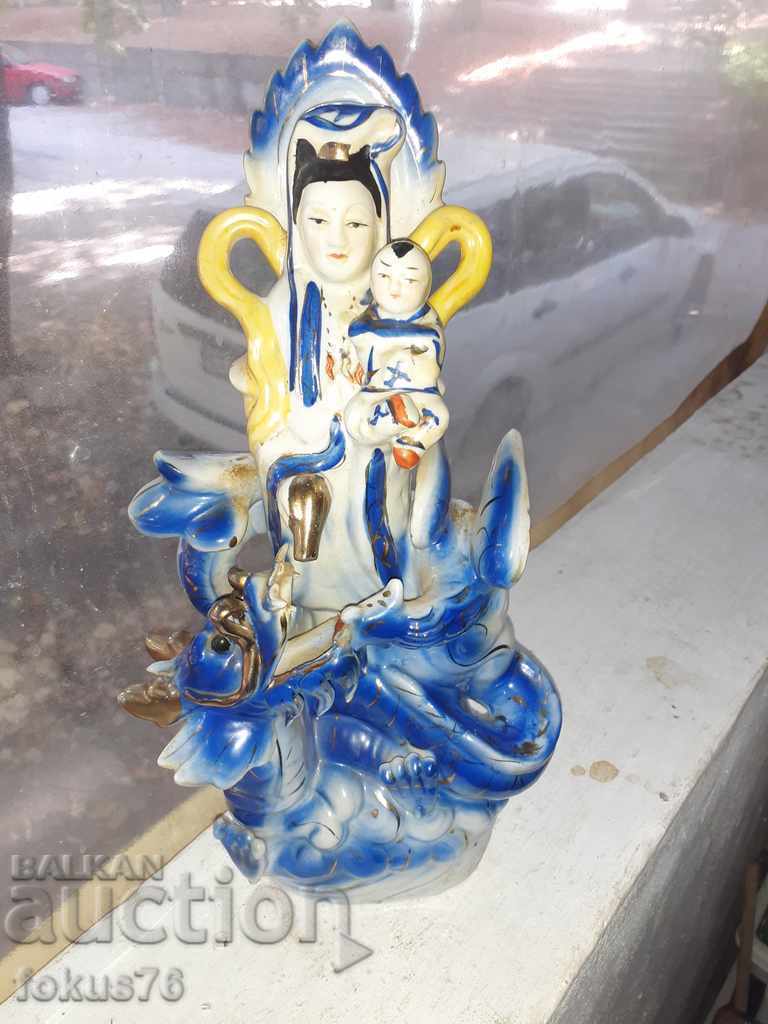 Πραγματική πορσελάνη γούρι φιγούρα ειδώλιο πορσελάνη - 5