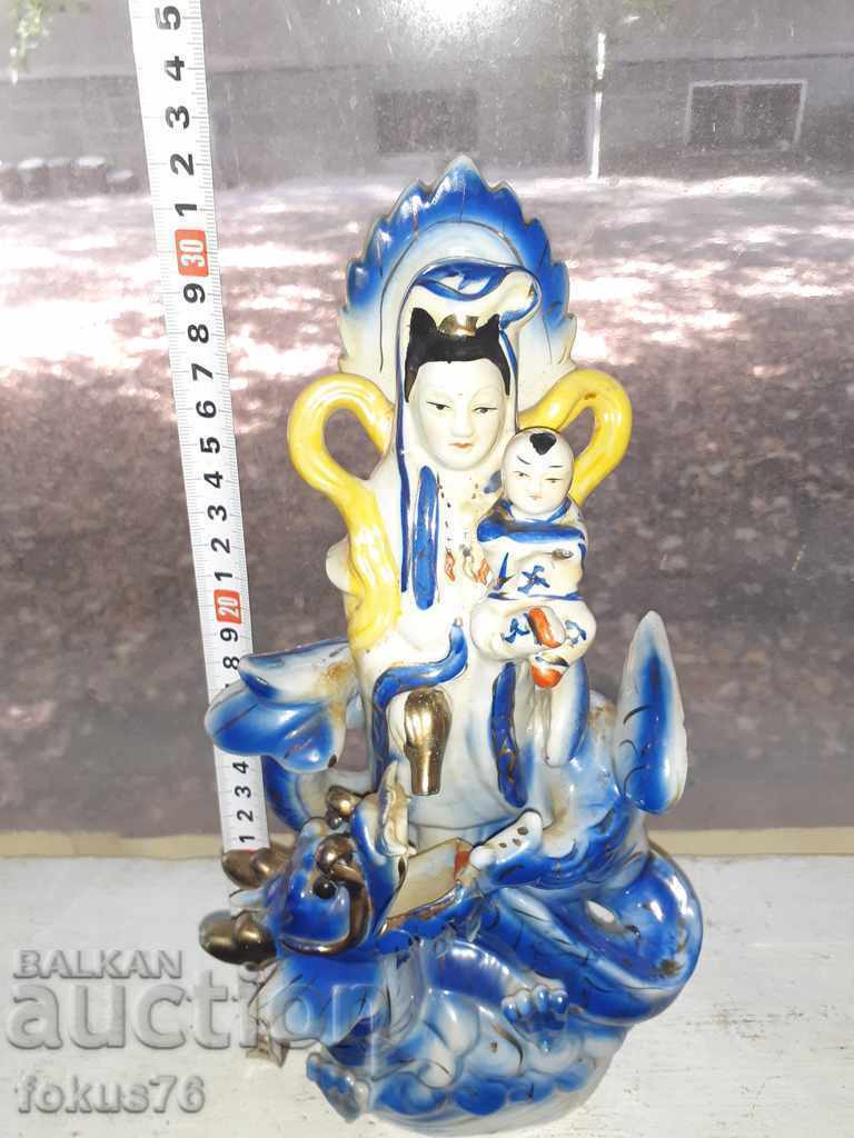 Πραγματική πορσελάνη γούρι φιγούρα ειδώλιο πορσελάνη - 6