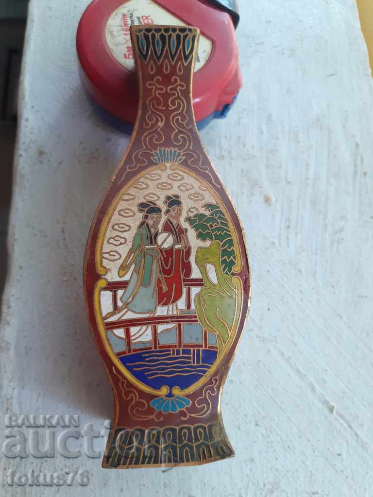 Small old cloisonne vase - 5 Small old cloisonne vase - 5