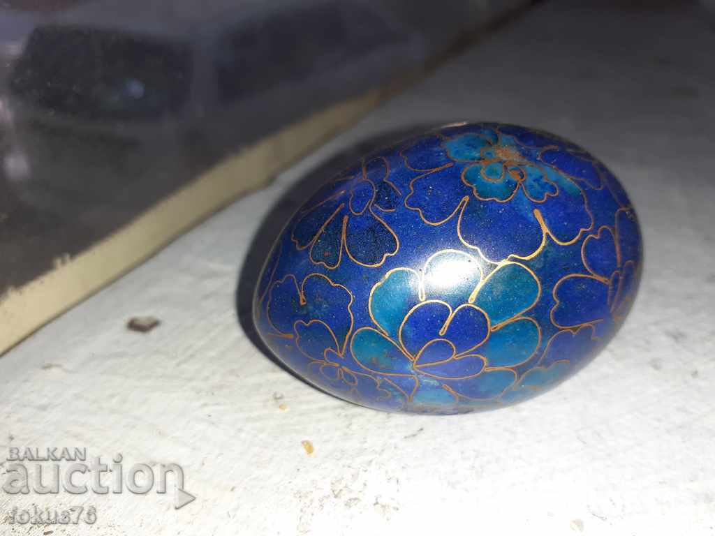 Auction  Old beautiful egg Cloisonne cloisonne