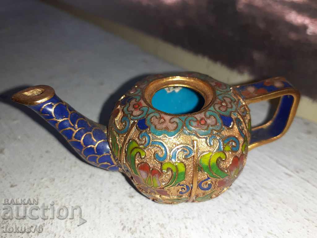 Delivery of Small teapot Cloisonne cloisonne
