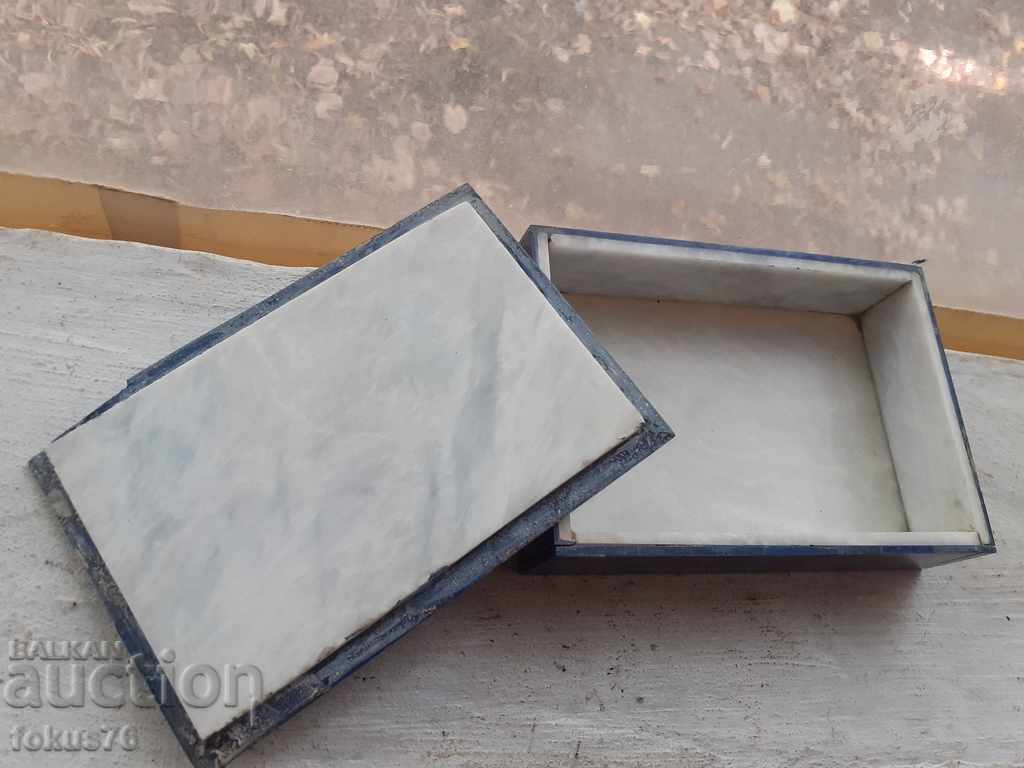 Old antique box of lapis lazuli - 6 Old antique box of lapis lazuli - 6