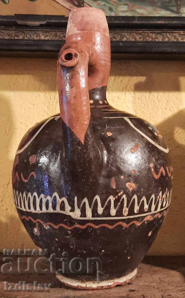 Auction Unique old ceramic pitcher Auction Unique old ceramic pitcher