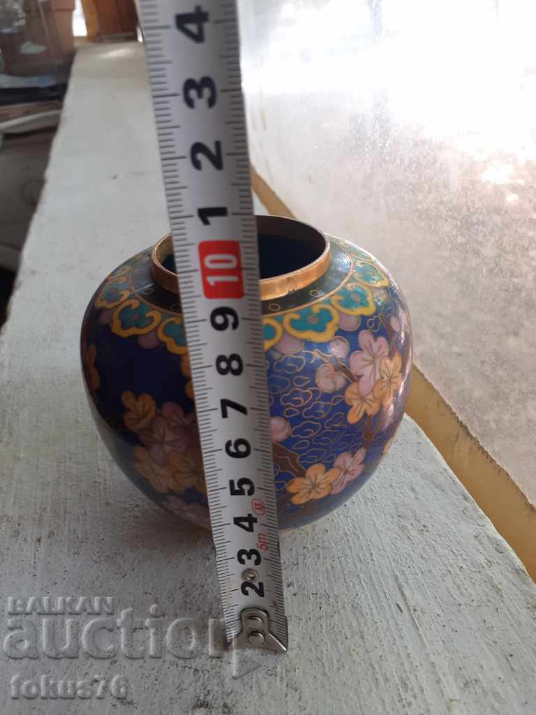 A beautiful old cloisonne collector's vase - 7 A beautiful old cloisonne collector's vase - 7