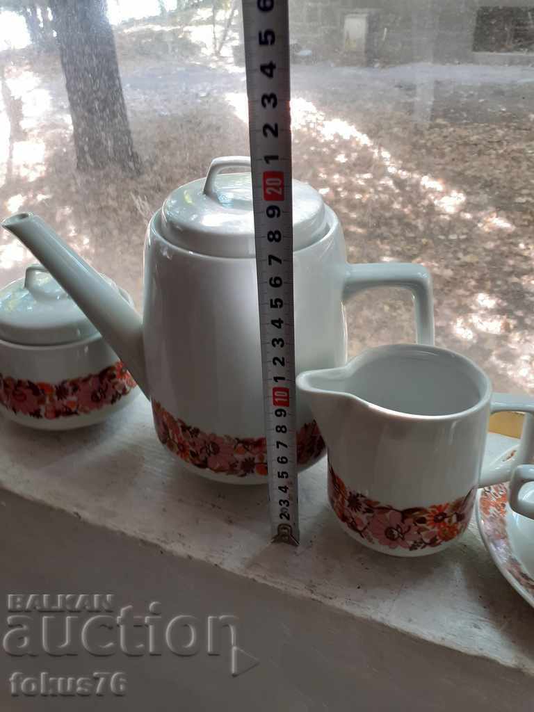 Delivery of Old Bulgarian porcelain tea set