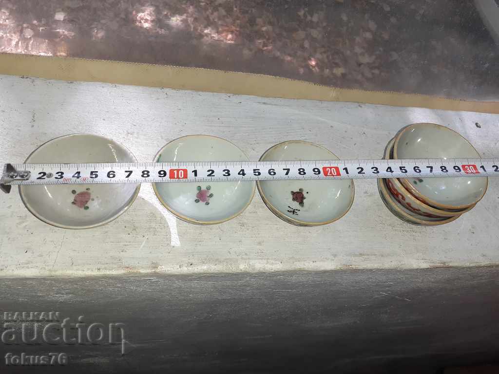 Πολύ παλιά φλυτζάνια σάκε από πορσελάνη ζωγραφισμένα στο χέρι - 6 Πολύ παλιά φλυτζάνια σάκε από πορσελάνη ζωγραφισμένα στο χέρι - 6