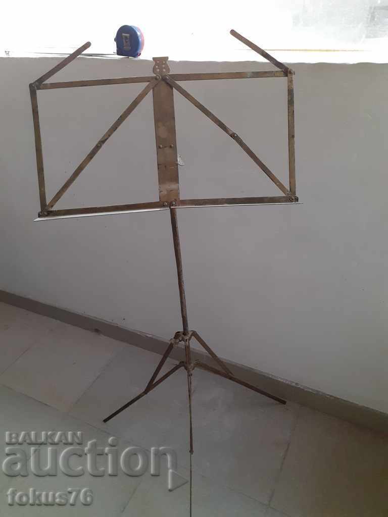 Old metal stand for music or books