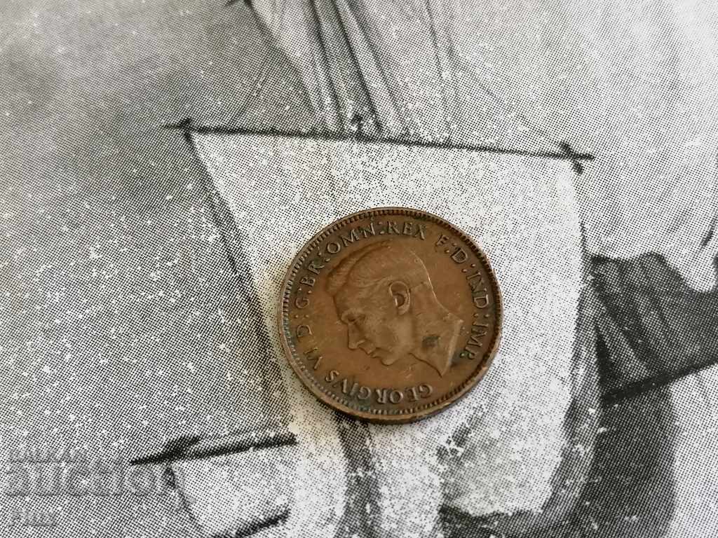 Coin - United Kingdom - 1 Fart | 1941 with price 3.85 BGN | € 1.97 Coin - United Kingdom - 1 Fart | 1941 with price 3.85 BGN | € 1.97