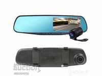 Blackbox DVR Full HD mirror with 4.3 "display and two cameras
