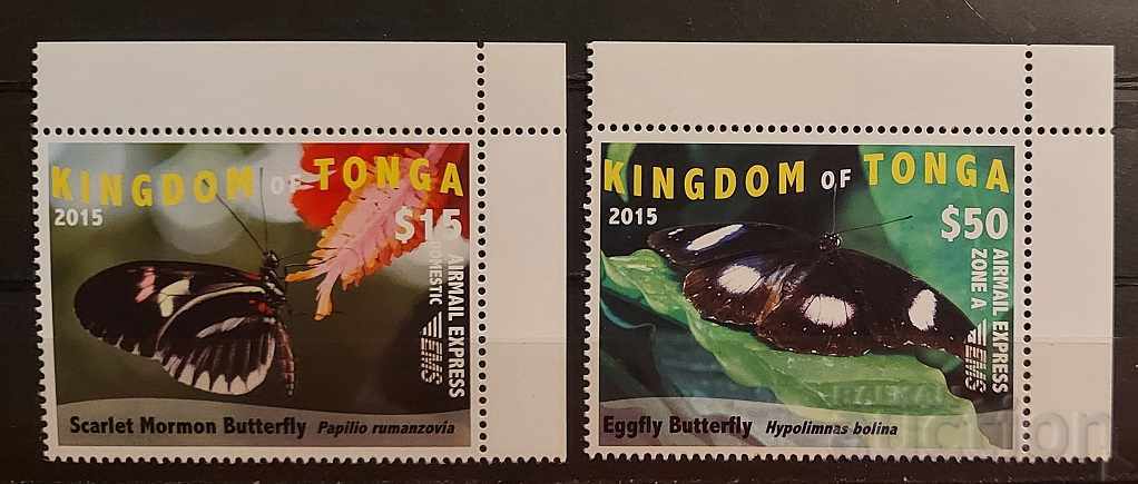 Tonga 2015 Faună / Animale / Fluturi 65 € MNH