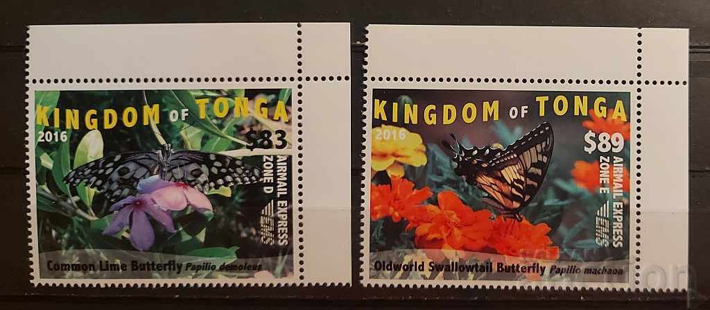 Tonga 2016 Fauna / Animals / Butterflies 172 € MNH