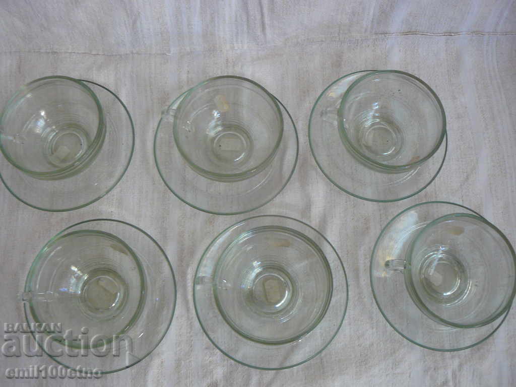 Auction  Tea set Beloterm fireproof glass