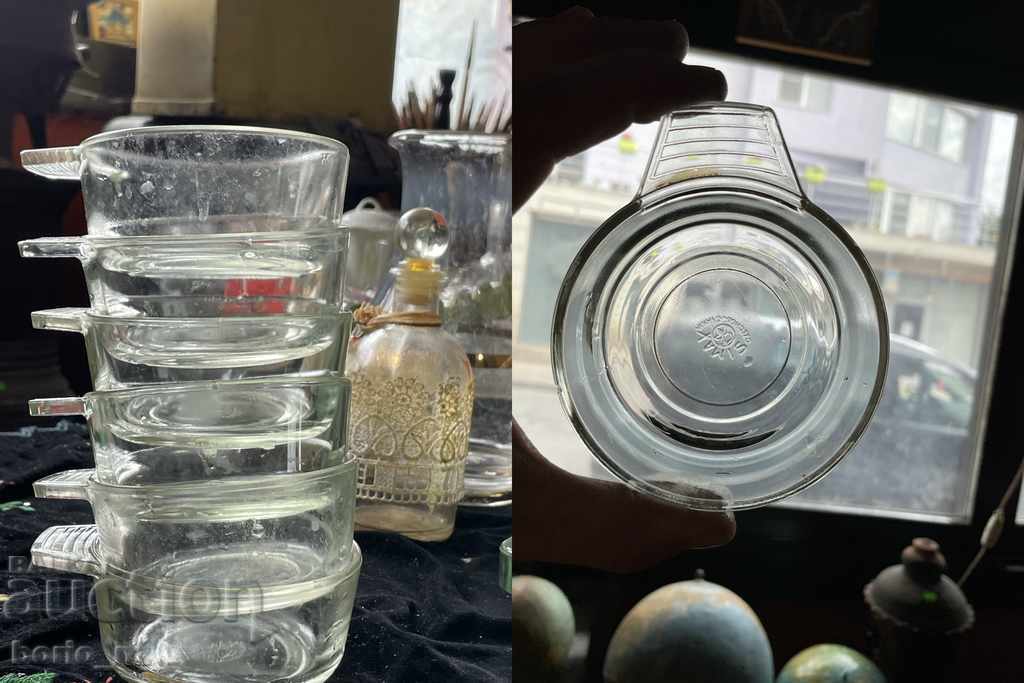 10709. SERVICE TEA CUPS FOR FIRE-RESISTANT GLASS with price 12.00 BGN | € 6.14 10709. SERVICE TEA CUPS FOR FIRE-RESISTANT GLASS with price 12.00 BGN | € 6.14