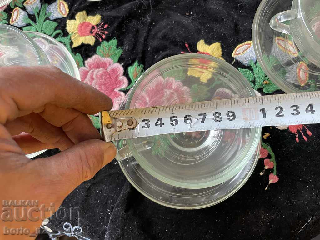 10712. SERVICE TEA CUPS FOR FIRE-RESISTANT GLASS - 5