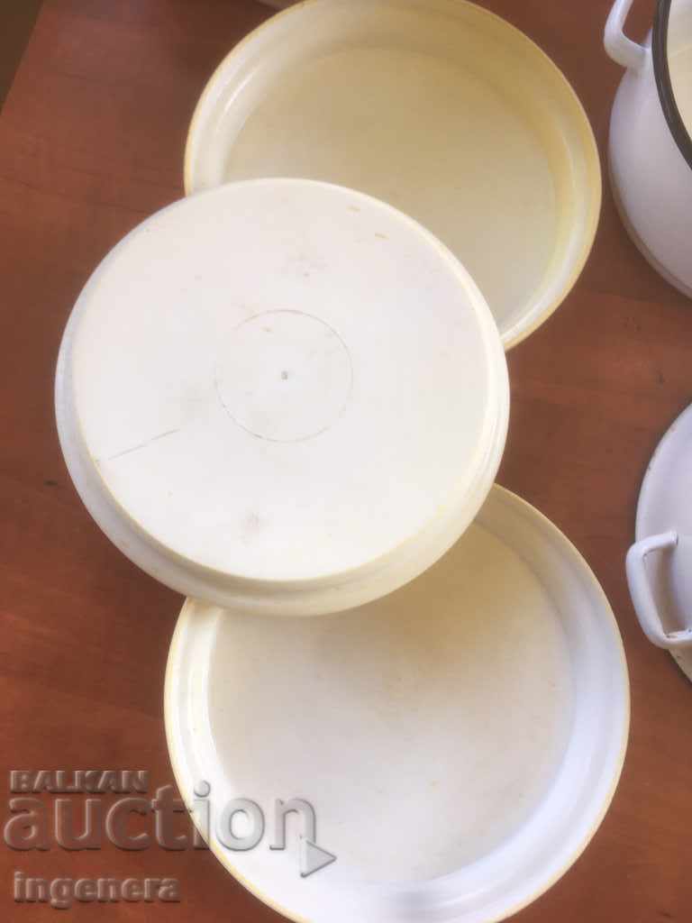 SEFERTAS FOOD TRAY ENAMEL OLD - 5 SEFERTAS FOOD TRAY ENAMEL OLD - 5