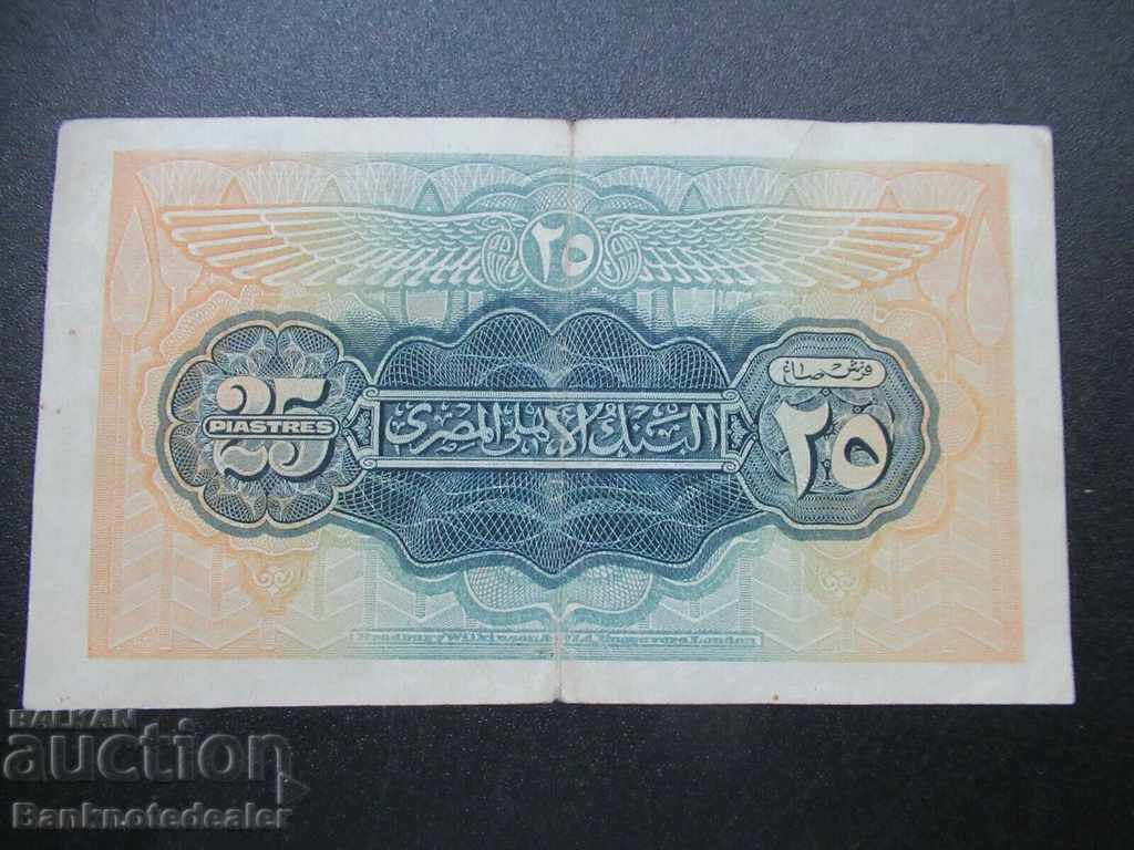 Egypt 25 Piastres 1942 Pick 10c ref 8755 with price 150.00 BGN | € 76.69 Egypt 25 Piastres 1942 Pick 10c ref 8755 with price 150.00 BGN | € 76.69
