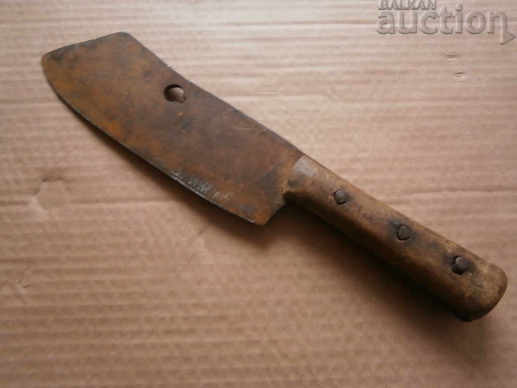 Auction Old forged saber, ax, pole, blade, wrought iron Auction Old forged saber, ax, pole, blade, wrought iron