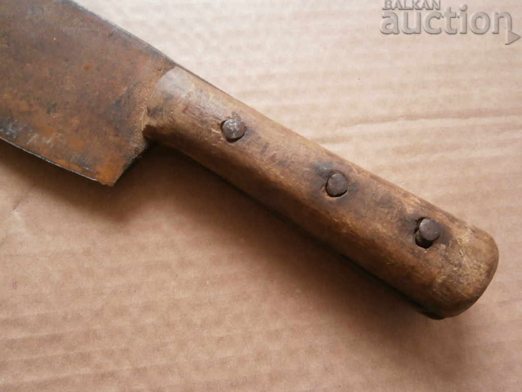 Old forged saber, ax, pole, blade, wrought iron - 5 Old forged saber, ax, pole, blade, wrought iron - 5