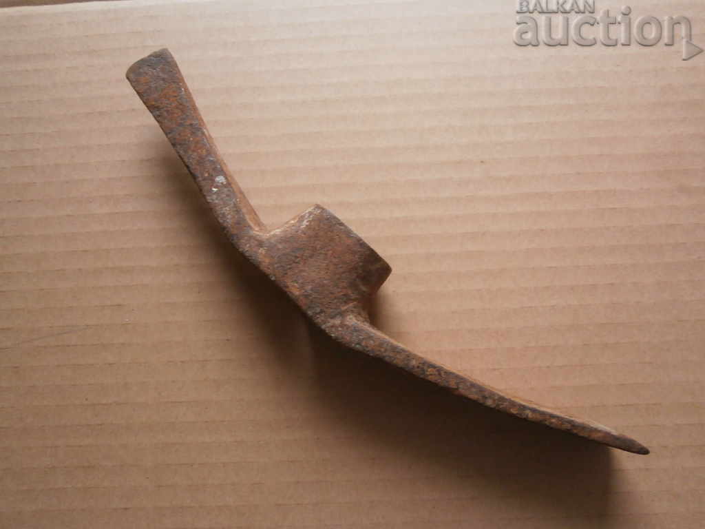 antique small pickaxe ax tool with price 35.00 BGN | € 17.90 antique small pickaxe ax tool with price 35.00 BGN | € 17.90