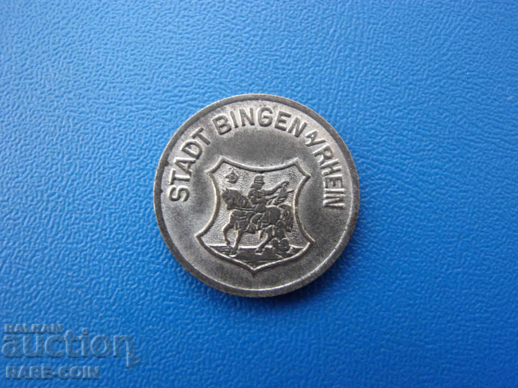 XI (16) Γερμανία Bingen 10 Pfennig 1919 Σπάνια