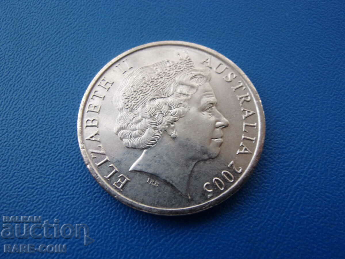 XI (36) Australia 20 Cent 2005 Rar cu preț € 7.67 | 15.00 BGN