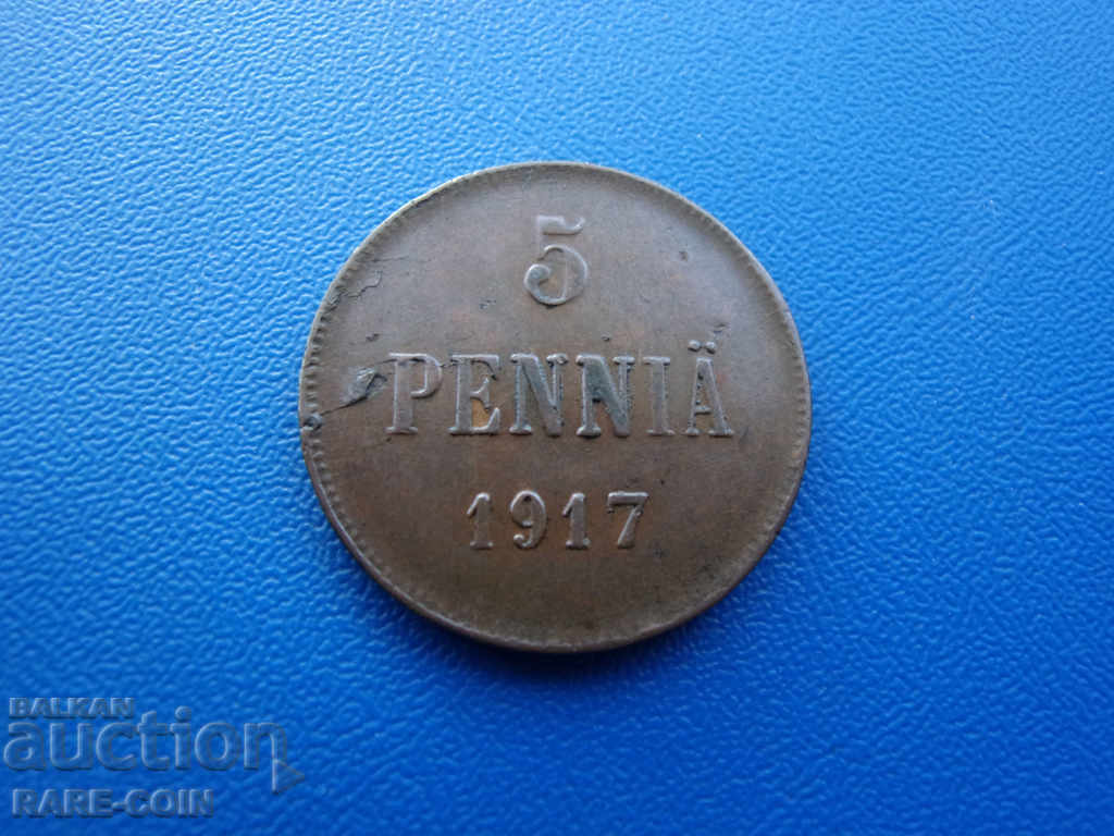 XI (39) Rusia - Finlanda 5 Penny 1917 Rare cu preț € 4.09 | 8.00 BGN