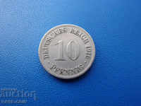 XI (56) Γερμανία 10 Pfennig 1916 D Σπάνιο