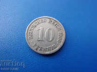 XI (57) Γερμανία 10 Pfennig 1906 J Rare