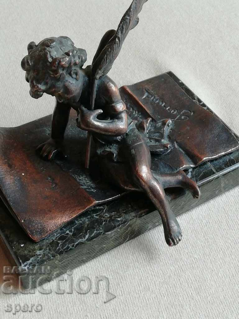 Licitație Hârtie, bronz, marmură