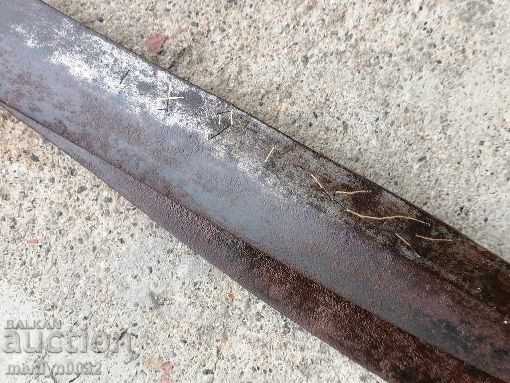 Livrarea Foarfecă veche forjată cu marcaj de meșter, fier forjat