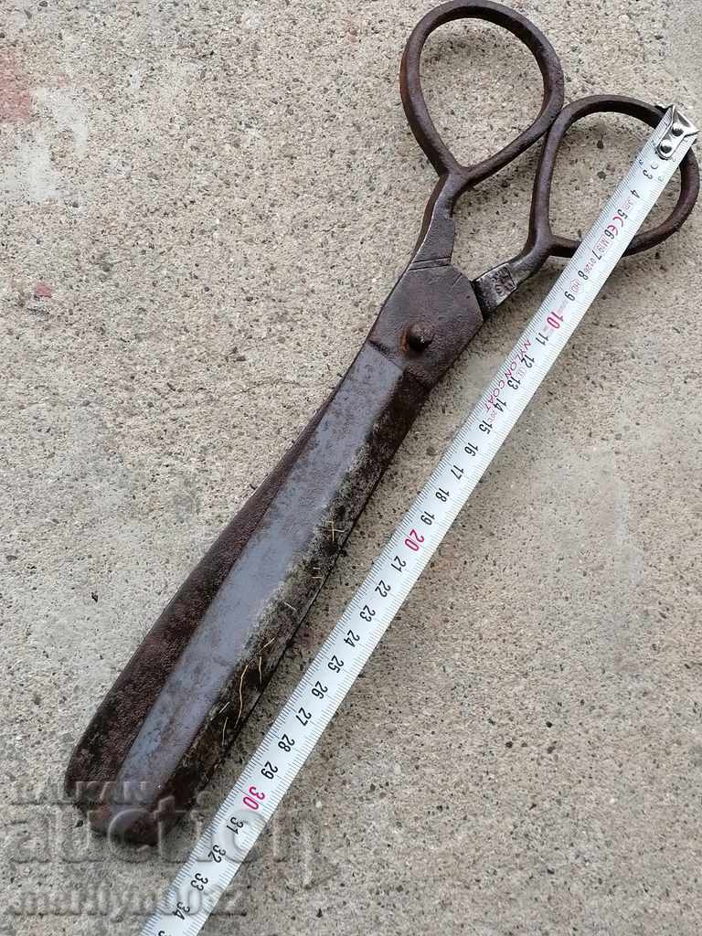 Παλιά πλαστά ψαλίδι με κύριο εκτύπωσης, σφυρήλατο σίδερο - 5 Παλιά πλαστά ψαλίδι με κύριο εκτύπωσης, σφυρήλατο σίδερο - 5