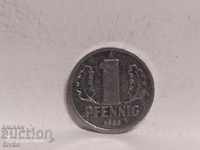 Monedă Germania 1 pfennig 1982 - 5
