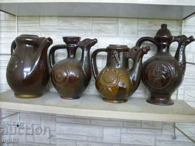 Auction Lot Ceramic jugs and jugs Auction Lot Ceramic jugs and jugs