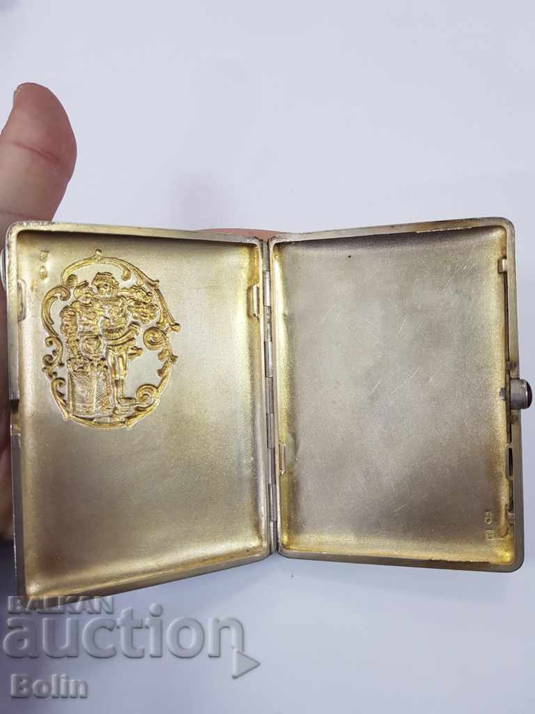 Elegant silver Russian Tsar's snuffbox 84 Modern - 6